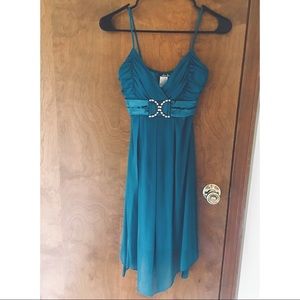 Turquoise party dress